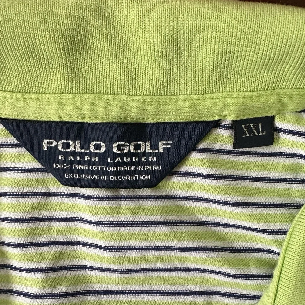 Polo Golf Ralph Lauren Polo Shirt Men's XXL Pima Cotton Blue Pony